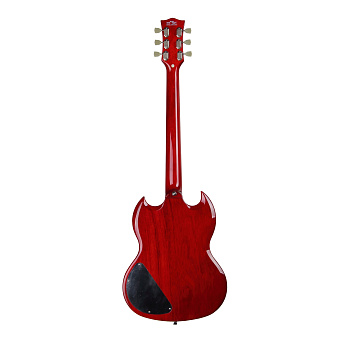 REDHILL SGX200 TR - электрогитара, SG даблкат, H+H, махагон, цвет прозрачный красный REDHILL SGX200 TR - электрогитара, SG даблкат, H+H, махагон, цвет прозрачный красный