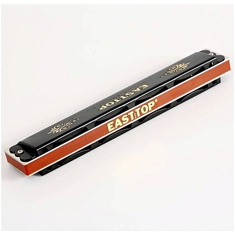 EASTTOP T2406 K - Губная гармоника тремоло, С, 24/24 отв., 48 язычков EASTTOP T2406 K - Губная гармоника тремоло, С, 24/24 отв., 48 язычков