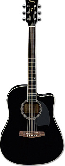 IBANEZ PF15ECE-BK электроакустическая гитара IBANEZ PF15ECE-BK электроакустическая гитара