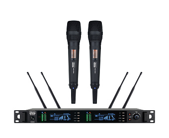 XLine MD-968A - радиосистема двухканальная с двумя ручными передатчиками XLine MD-968A - радиосистема двухканальная с двумя ручными передатчиками