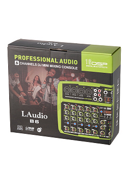 LAudio B6 Микшерный пульт, 6 каналов LAudio B6 Микшерный пульт, 6 каналов