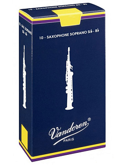 Vandoren SR2015 - трость для саксофона Сопрано Традиционные №1.5 Sib-Bb Vandoren SR2015 - трость для саксофона Сопрано Традиционные №1.5 Sib-Bb