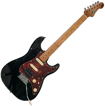 JET JS-400-BK - электрогитара, stratocaster, HSS, цвет черный