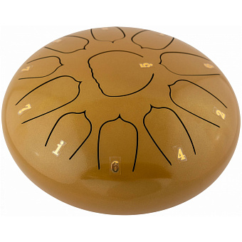 BEE DF1107 YELLOW - Барабан язычковый Глюкофон BEE DF1107 YELLOW - Барабан язычковый Глюкофон