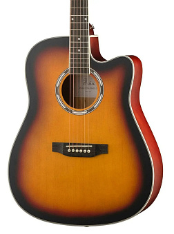 Foix FFG-3860C-SB - акустическая гитара, с вырезом, санберст