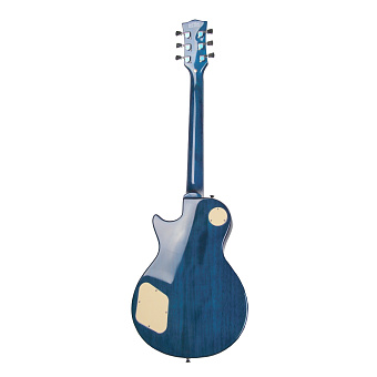 REDHILL LPX200 TBL - электрогитара, Les Paul, H+H, клен/окоуме, цвет прозрачный голубой REDHILL LPX200 TBL - электрогитара, Les Paul, H+H, клен/окоуме, цвет прозрачный голубой