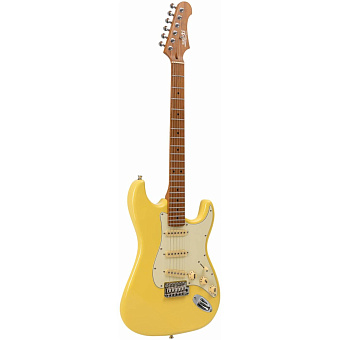 JET JS-300 VYW - электрогитара, Stratocaster, SSS, цвет винтажный желтый JET JS-300 VYW - электрогитара, Stratocaster, SSS, цвет винтажный желтый