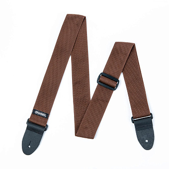 Dunlop D0701BR Poly Brown гитарный ремень полистироловый коричневый