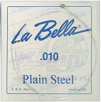 La Bella PS010 отдельная стальная струна, 010 La Bella PS010 отдельная стальная струна, 010