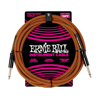 ERNIE BALL 6468, 3.05м - инструментальный кабель, 3,05м ERNIE BALL 6468, 3.05м - инструментальный кабель, 3,05м