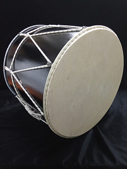 MEZZO MZ-B14bk - барабан кавказский 14", цвет черный, с чехлом