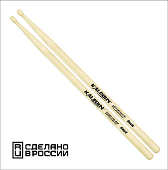 Kaledin Drumsticks 7KLHBRK Rock - барабанные палочки, граб, деревянный наконечник Kaledin Drumsticks 7KLHBRK Rock - барабанные палочки, граб, деревянный наконечник