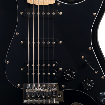 ROCKDALE Stars Plus HSS Maple Black Электрогитара, форма корпуса стратокастер, цвет черный. ROCKDALE Stars Plus HSS Maple Black Электрогитара, форма корпуса стратокастер, цвет черный.