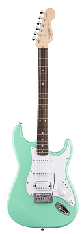 SQUIER DEBUT Stratocaster HSS LRL SFM - электрогитара, цвет Sea Foam Green