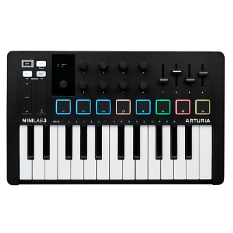 ARTURIA MiniLab 3 Black Edition MIDI-клавиатура ARTURIA MiniLab 3 Black Edition MIDI-клавиатура