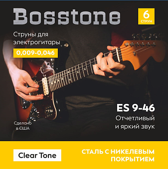 Bosstone ES 9-46 Струны для электрогитары из стали с никилевым покрытием