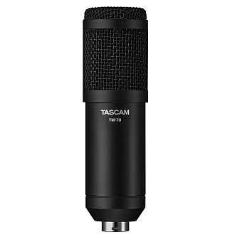TASCAM TM-70 - супер-кардиоидный динамический микрофон для записи голоса, стримов и подкастов TASCAM TM-70 - супер-кардиоидный динамический микрофон для записи голоса, стримов и подкастов