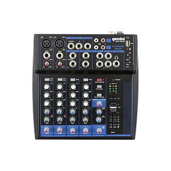 Gemini GEM-08USB - 8-канальный микшер, MP3, Bluetooth Gemini GEM-08USB - 8-канальный микшер, MP3, Bluetooth