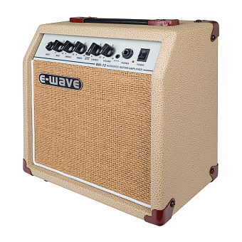 E-WAVE WA-15 Комбоусилитель для акустической гитары,1x6.5', 15 Вт