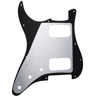 Musiclily MX2248BK - пикгард для электрогитары Fender Stratocaster HH, 3 слоя, черная Musiclily MX2248BK - пикгард для электрогитары Fender Stratocaster HH, 3 слоя, черная
