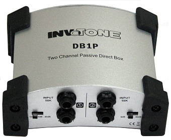INVOTONE DB1P - пассивный двухканальный директ бокс, цвет серебристый INVOTONE DB1P - пассивный двухканальный директ бокс, цвет серебристый
