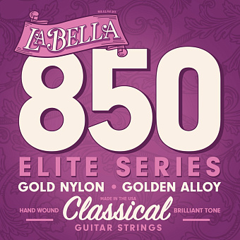 La Bella 850 Elite - комплект струн для классической гитары, бронза 80/20, среднее натяжение La Bella 850 Elite - комплект струн для классической гитары, бронза 80/20, среднее натяжение