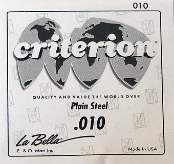 La Bella CPS010 - отдельная 1-я струна, сталь, 010 La Bella CPS010 - отдельная 1-я струна, сталь, 010