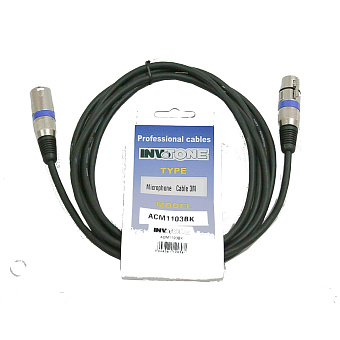 Invotone ACM1103BK микроф. кабель 3м Invotone ACM1103BK микроф. кабель 3м