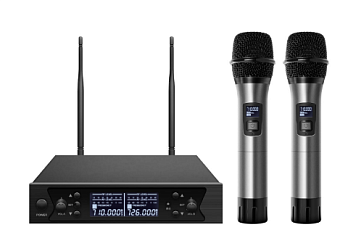 Axelvox DWS7000HT (HT Bundle) - радиосистема с 2 ручными микрофонами, UHF 710-726 MHz,100 каналов Axelvox DWS7000HT (HT Bundle) - радиосистема с 2 ручными микрофонами, UHF 710-726 MHz,100 каналов