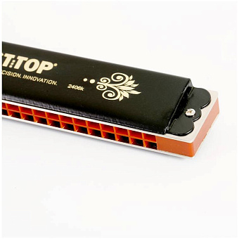 EASTTOP T2406 K - Губная гармоника тремоло, С, 24/24 отв., 48 язычков EASTTOP T2406 K - Губная гармоника тремоло, С, 24/24 отв., 48 язычков