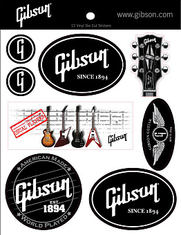 Gibson Logo Stickers наклейки