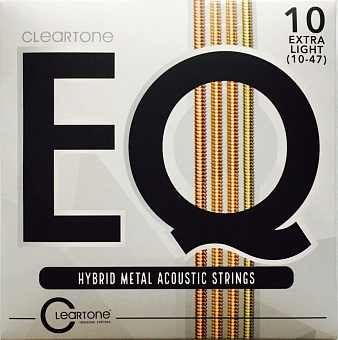 Cleartone 7810 EQ Hybrid Metal Комплект струн для акустической Cleartone 7810 EQ Hybrid Metal Комплект струн для акустической