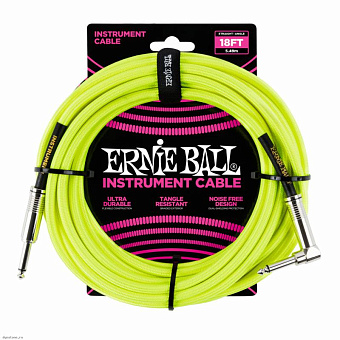 ERNIE BALL 6085 Инструментальный кабель 5.49m ERNIE BALL 6085 Инструментальный кабель 5.49m