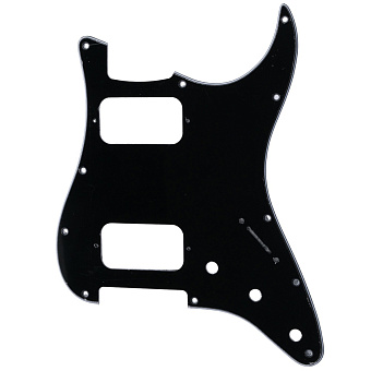 Musiclily MX2248BK - пикгард для электрогитары Fender Stratocaster HH, 3 слоя, черная Musiclily MX2248BK - пикгард для электрогитары Fender Stratocaster HH, 3 слоя, черная