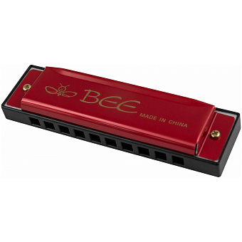 BEE DF10A-1 RED - губная гармоника диатоническая