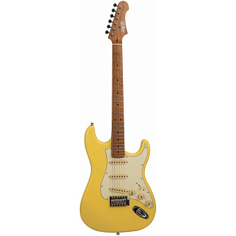 JET JS-300 VYW - электрогитара, Stratocaster, SSS, цвет винтажный желтый JET JS-300 VYW - электрогитара, Stratocaster, SSS, цвет винтажный желтый