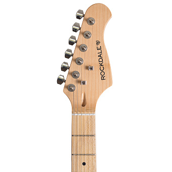 ROCKDALE Stars Plus HSS Maple Black Электрогитара, форма корпуса стратокастер, цвет черный. ROCKDALE Stars Plus HSS Maple Black Электрогитара, форма корпуса стратокастер, цвет черный.