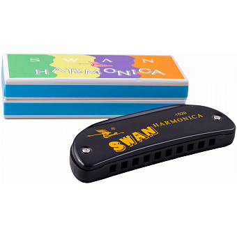 SWAN SW1020-16 BK - Губная гармоника диатоническая SWAN SW1020-16 BK - Губная гармоника диатоническая