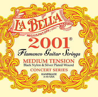 La Bella 2001FM-Flamenco-Medium - комплект струн для фламенко гитары, среднее нат, посеребр. La Bella 2001FM-Flamenco-Medium - комплект струн для фламенко гитары, среднее нат, посеребр.